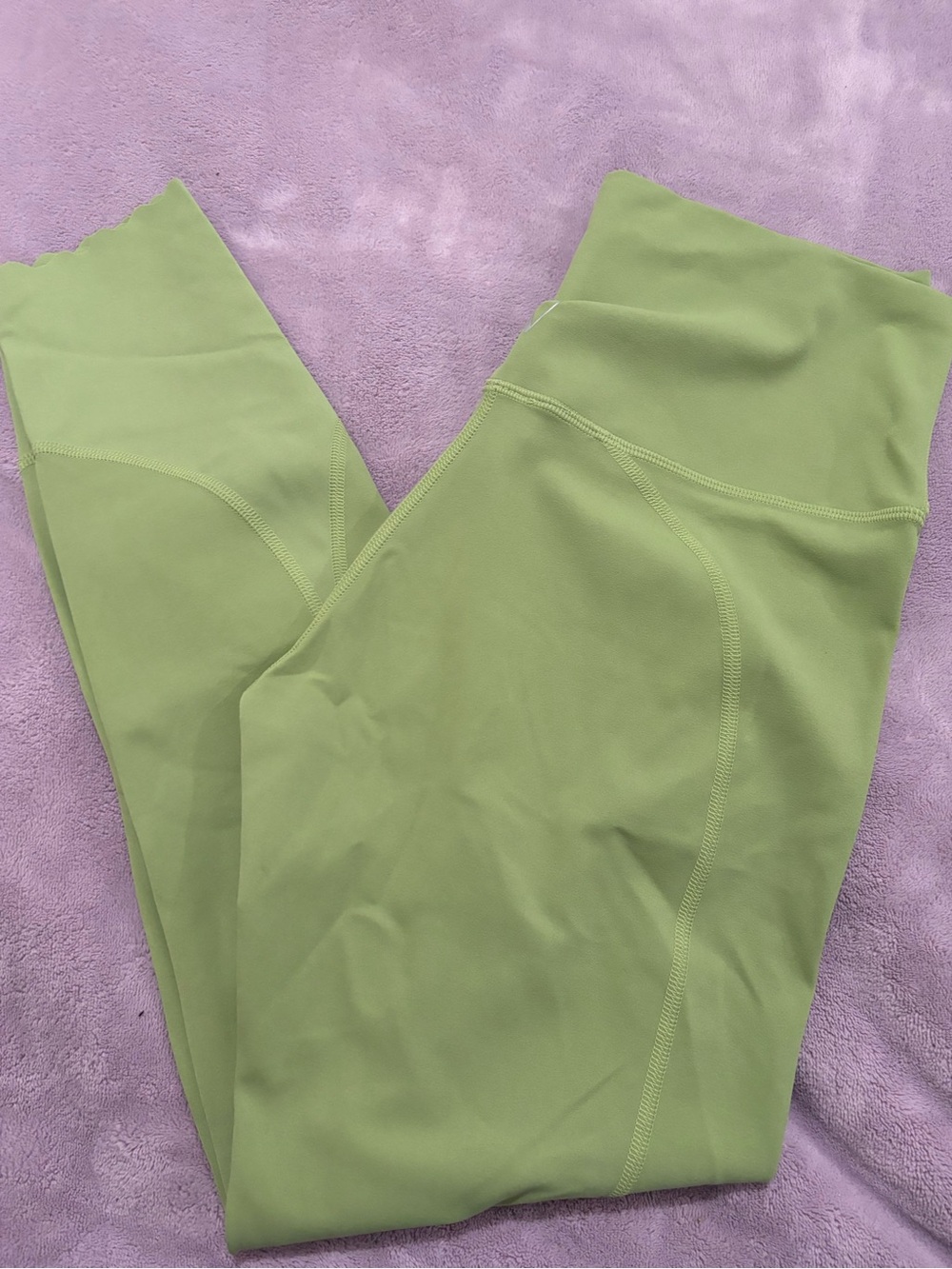 High-Rise Lime Green Leggings
